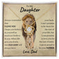 To My Daughter | Love Knot | This Old Lion Has Your Back | Love dad