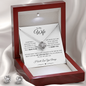 To My Wife | Love Knot Necklace & Earrings Set