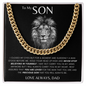 To My Son | Cuban Link Necklace