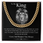 To My King | Cuban Link Necklace