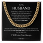 To My Husband | Cuban Link Necklace