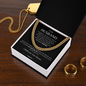 To My Husband | Cuban Link Necklace