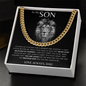 To My Son | Cuban Link Necklace