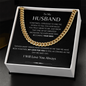 To My Husband | Cuban Link Necklace