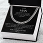 TO MY MAN | CUBAN LINK NECKLACE | YOU COMPLETE ME