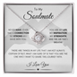 To My Soulmate | Love Knot Necklace | Heart Hands
