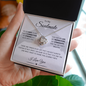 To My Soulmate | Love Knot Necklace | Heart Hands