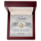 To My Soulmate | Love Knot Necklace | Heart Hands