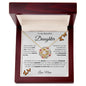 To My Beautiful Daughter | Love Knot Necklace | Mom | Butterflies