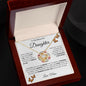 To My Beautiful Daughter | Love Knot Necklace | Mom | Butterflies