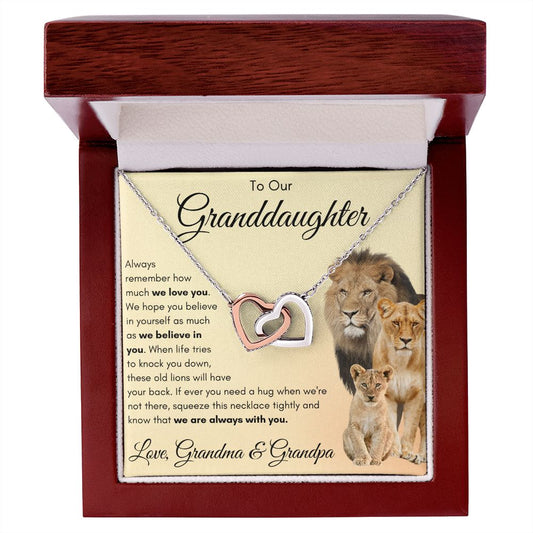 To Our Granddaughter | Both Grandma & Grandpa | Lions